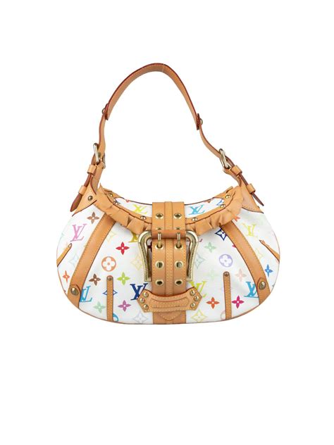 LOUIS VUITTON Monogram Multicolor Leonor White